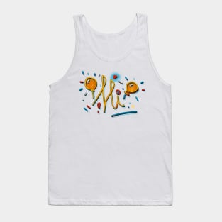 Hi Sunny Doodle fun design Tank Top